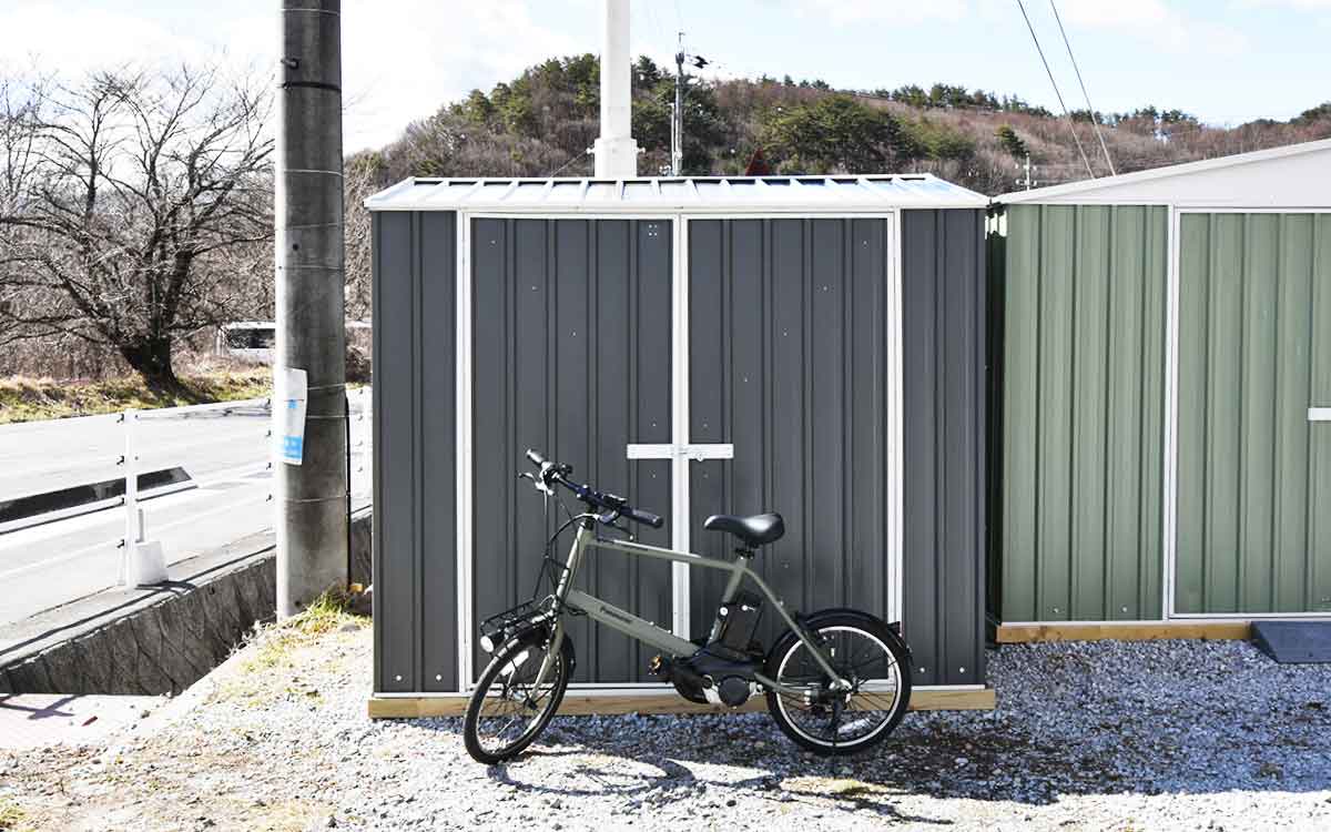 自転車の格納におすすめな物置小屋４選と収納アイディア 物置のある暮らし