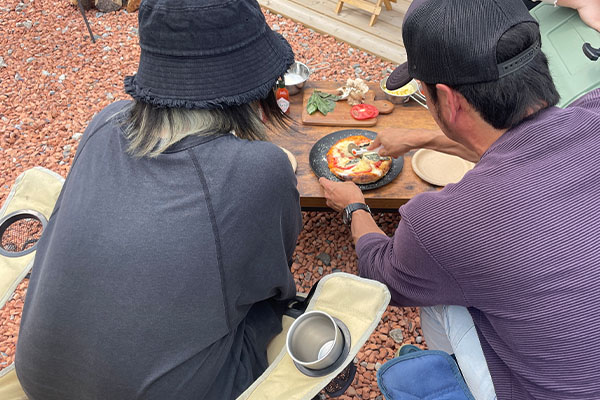 ピザ実食